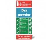 Powder Fire Extinguisher Sign